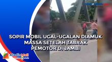 Sopir Mobil Ugal-ugalan Diamuk Massa setelah Tabrak Pemotor di Jambi