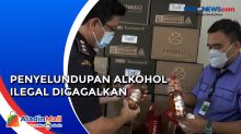 Bea Cukai Batam Gagalkan Penyelundupan Ribuan Botol Minuman Beralkohol