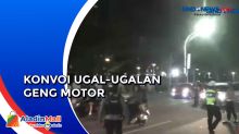 Polisi Bubarkan Konvoi Ugal-ugalan Anggota Geng Motor di Makassar