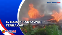 Kebakaran, 14 Barak Karyawan Ludes Dilalap Api di Aceh Singkil