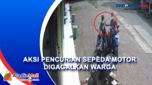 CCTV Rekam Aksi Pencuri Acungkan Senjata Api Setelah Aksinya Digagalkan Warga