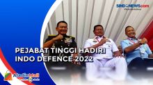 Momen Kompak KSAL, KSAD dan KSAU di Indo Defence 2022 Kemayoran