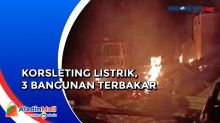 3 Bangunan Ludes Dilalap Api di Padang Sidempuan