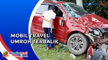 Mobil Travel Umroh Terbalik di Jambi, Sopir Tewas di Lokasi