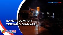 Banjir Terjang Gianyar, Material Lumpur Tutupi Jalan