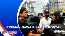 Berontak, Preman Bawa Pisau Melawan ketika Diamankan Polisi di Palembang