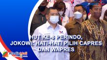 HUT ke-8 Perindo, Jokowi: Hati-hati Pilih Capres dan Wapres