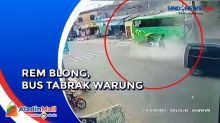 Hilang Kendali Bus Tabrak Warung di Purwakarta, 4 Orang Jadi Korban