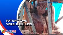 Terbesar, Seniman di Gianyar Bali Buat Patung GWK dari Kayu Leci