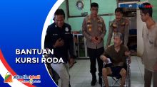 Peringati Hari Pahlawan, Polda Riau Serahkan 10 Kursi Roda kepada Warga