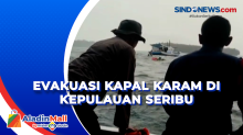 Kapal Tradisional di Kepulauan Seribu Karam karena Badai, Evakuasi Berlangsung Dramatis
