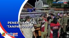 Pedagang Mengamuk dan Maki Petugas saat Penertiban PKL di Kota Tegal