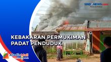 Diduga Arus Pendek Listrik, Rumah di Permukiman Padat Penduduk Terbakar