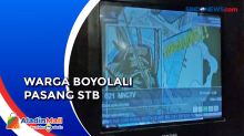 TV Analog Dimatikan, Warga di Boyolali Ramai-Ramai Pasang STB