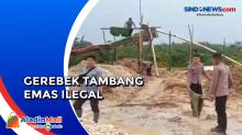 Polisi Bekuk 6 Penambang Emas Ilegal dan sita Ekskavator di Jambi