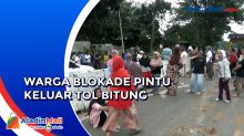Pemukiman Sering Banjir, Warga Blokade Pintu Keluar Bitung Tol Jakarta-Tangerang