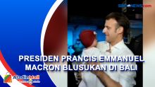 Blusukan, Presiden Prancis Emmanuel Macron Berjalan Santai dan Gendong Bayi di Bali