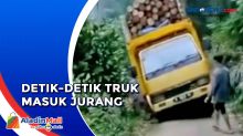 Video Amatir Rekam Detik-Detik Truk Masuk Jurang di Jember