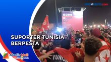 Tahan Imbang Denmark, Suporter Tunisia Berpesta
