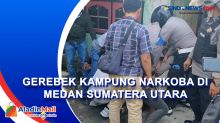 Polisi Amankan 7 Tersangka saat Gerebek Kampung Narkoba di Medan