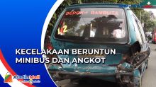 Kecelakaan Beruntun Minibus dan Angkot, Kasus Diselesaikan secara Kekeluargaan