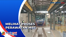 Begini Proses Perawatan Ratangga MRT Jakarta di Balai Yasa Depo Lebak Bulus