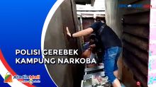 Polres Pelabuhan Belawan Gerebek Kampung Narkoba, 9 Orang Diringkus