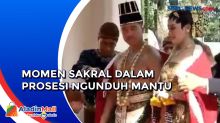 Presiden Joko Widodo dan Ibu Iriana Sambut Kaesang-Erina, Kalungkan Melati dan Kain Sindur