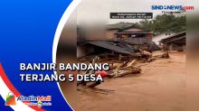 5 Desa di Cianjur Diterjang Banjir Bandang Usai Sungai Cibala Meluap
