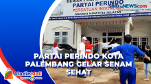 Senam Sehat Ceria Ala Partai Perindo Kota Palembang