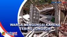 Longsor Menyebabkan 6 Rumah di Nagrek Ambuk, 40 KK Pilih Mengungsi