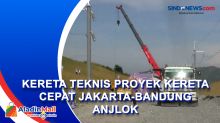 Kereta Teknis di Proyek Kereta Cepat Jakarta-Bandung Anjlok, Begini Faktanya