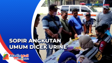 Jelang Nataru, Sopir Angkutan Umum di Malang Jalani Pemeriksaan Kesehatan dan Tes Urine