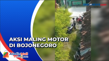 Terekam Kamera Milik Pelajar, Inilah Aksi Maling Motor di Bojonegoro