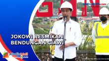 Bendungan Ciawi Diresmikan, Presiden Jokowi Minta Tuntaskan Masalah Banjir Jakarta