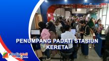 Manfaatkan Libur Nataru, Penumpang Padati Stasiun Kereta di Yogyakarta dan Jombang