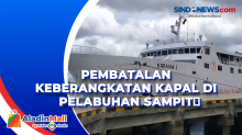 Keberangkatan Kapal dari Pelabuhan Sampit Dibatalkan Akibat Cuaca Ekstrem