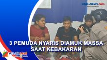 3 Pemuda Nyaris Diamuk Massa Usai Mencuri saat Kebakaran Pasar Sentral Makassar