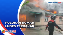 Detik-Detik Puluhan Rumah di Samarinda Terbakar, Api Diduga Berasal dari Pembuatan Keripik Singkong