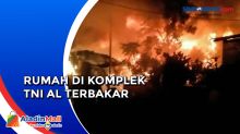 2 Rumah di Komplek TNI AL Palembang Terbakar