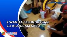 Selundupkan 7,2 Kilogram Sabu dari Malaysia, Polres Nunukan Tangkap 2 Wanita