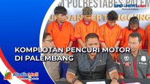 Polisi Ringkus Pencuri Motor di Palembang, Dua di Antaranya adalah Wanita