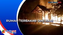 2 Rumah Terbakar Hebat di Tegalbuleud, Warga Kesulitan Padamkan Api