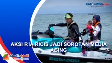 Aksi Ria Ricis Ajak Anak Naik Jet Ski Disorot Media Asing