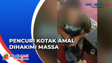 Dihakimi Massa, Pencuri Kotak Amal Histeris di Banten