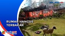 Kebakaran Rumah di Cimanggu Sukabumi, Petugas Lakukan Pemadaman dengan Manual