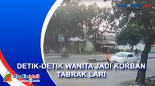 Aksi Tabrak Lari Seorang Wanita di Medan Terekam CCTV
