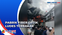 Pabrik Fiber Optik di Koja Ludes Terbakar, Diduga Api Berasal dari Korsleting Listrik