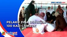 Jalani Hukuman 100 Kali Cambuk, Wanita Terpidana Kasus Perzinaan Pingsan di Aceh