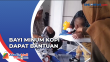 Bayi Minum Kopi Saset dapat Bantuan dari UPZ Pemprov Sulsel